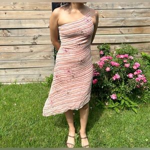 Pink silk vintage dress by: Laundry